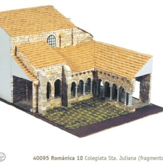 MAQUETA PIEDRA DOMUS 40095, ROMÁNICO 18, IGLESIA COLEGIATA SANTA JULIANA