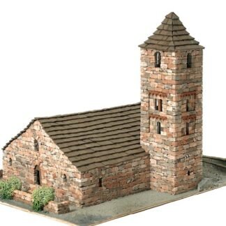 DOMUS KITS 40099, MAQUETA PIEDRA ROMÁNICO 22, IGLESIA St. Joan de Boí