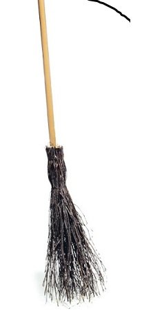 ESCOBA INFANTIL DE BRUJA. L 80cm. B123034