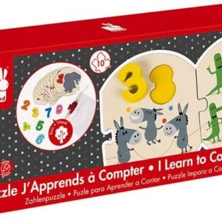 Janod J02706 - Puzle para Aprender A Contar, Multicolor
