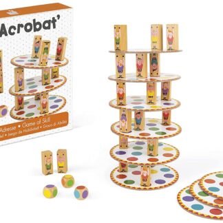 Janod J02757 - Juego de Habilidad Acrobat, Multicolor