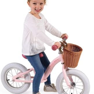 Janod J03295 - Bicicleta aprendizaje Vintage Rosa