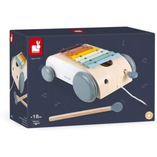 Janod J04406 - CARRITO DE ARRASTRE XILÓFONO