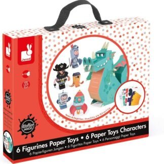 JANOD J07778 - Figuras De Papel Muñecos De Adventura