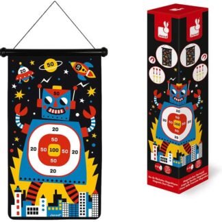 JANOD J02073 - JUEGO DE DARDOS MAGNÉTICOS "ROBOT"