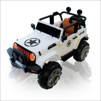 VENTA JEEP 4 MOTORES,4WD, 12V, MANDO RC, BLANCO, 2 PLAZAS - AT-BIGFOTWHITE