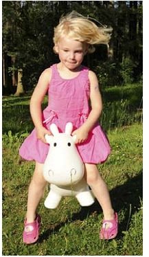 VENTA JUEGO DE JARDÍN; VACA SALTADORA INFANTIL. REF BUGA126