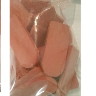 Keranova 30814. Teja plana de cerámica con una punta redonda. Miniaturas para maquetas