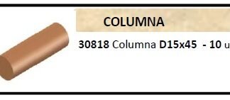 Keranova 30818. Columna rojiza para maquetas. Bolsa 10 unidades