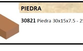 Keranova 30821. Piedra base maciza escala 1:10. Bolsa 25 unidades