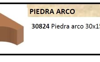 Keranova 30824. Piedra arco R19 escala 1:10. Bolsa 25 unidades