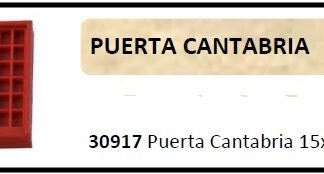 Keranova 30917. Puerta rústica en miniatura de resina para maquetas. Bolsa 4 puertas