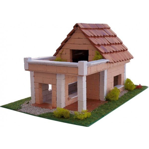 MAQUETA CHALET Nº2. LADRILLOS DE CERÁMICA EN MINIATURA, KERANOVA 30322