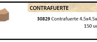 Keranova 30829. Piedra contrafuerte para maquetas miniatura. Bolsa 150 unidades