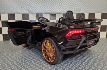 COCHE INFANTIL LAMBORGHINI HURACAN 24V, 4 MOTORES, NEGRO, 2 PLAZAS - INDA340-c4k311B - Imagen 5