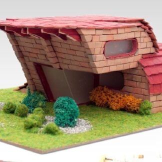 Kit maqueta casa moderna de piedra, Villa Victoria. KERANOVA 30218