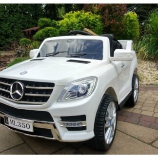 MERCEDES ML350 12V, RC, BLANCO, 1 PLAZA, RUEDAS PLÁSTICO, ASIENTO PLÁSTICO - INDA643-AT-ML350