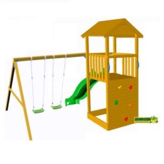 PARQUE INFANTIL MASGAMES CANIGÓ + COLUMPIO DOBLE - MA700204