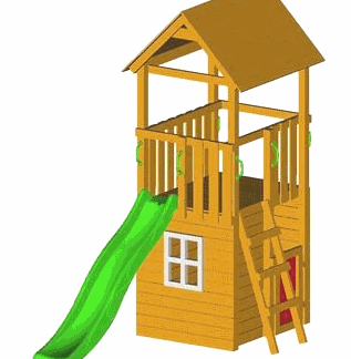 PARQUE INFANTIL MASGAMES CANIGÓ CON CASITA - MA700210