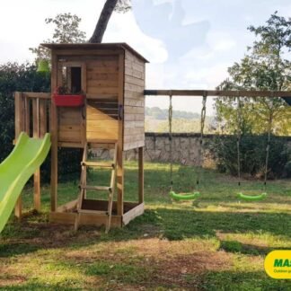 PARQUE INFANTIL MASGAMES TAGA + COLUMPIO DOBLE - MA700305