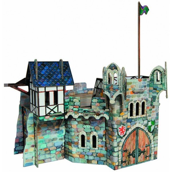 PUZZLE 3D "KIT MAQUETA TORRE REDONDA MEDIEVAL". CLEVER REF 14220