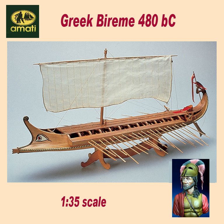 AMATI 1404 - BARCO BIRREME GRIEGA