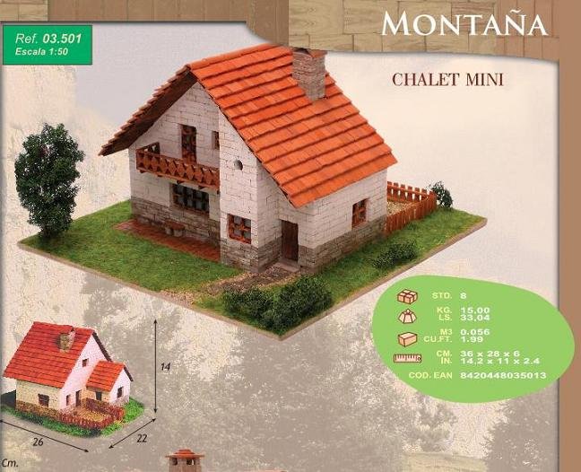 Cuit 3501 - Maqueta miniatura Mini chalet