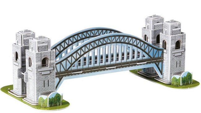 OFERTA PRECIO MAQUETA DE CARTÓN EN KIT; PUENTE DE SYDNEY, AUSTRALIA. REF BERLÍN_128922