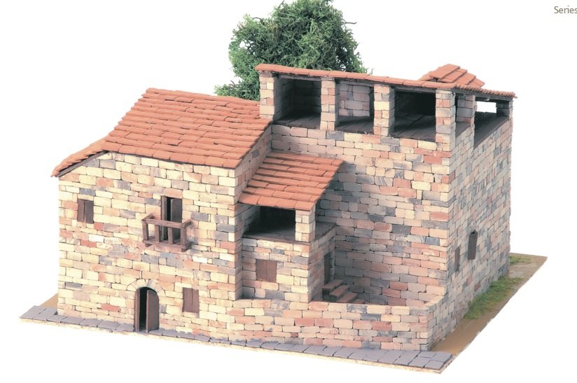 MAQUETA DE PIEDRA EN KIT DOMUS RÚSTICA 6, RECTORÍA. 40040