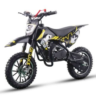 VENTA MINICROSS GASOLINA 49cc, IMR BLACK-AMARILLA SERIES - IMP-7221AM