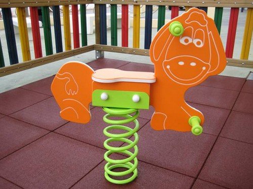 VENTA BALANCÍN MUELLE INFANTIL "BURRITO" USO COMERCIAL. REF ASL_17315