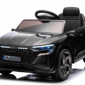 Vehículo eléctrico infantil  Audi SQ8 negro 12v, rc, 1-4 años, RUEDAS GOMA, ASIENTO PIEL - INDA784-RA-BRD-2168