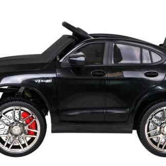 COCHE MERCEDES GLC63 12V, 4 MOTORES, NEGRO, RC, ASIENTO CUERO, RUEDAS GOMA - INDA782-RA-QLS-5688