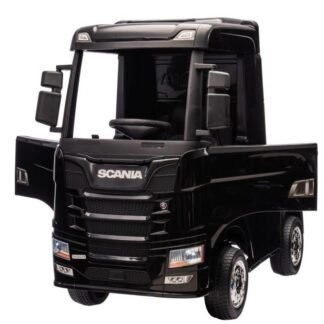 CAMION SCANIA 12V, RC, 4 ,MOTORES, NEGRO, IND-SCANIA-LE-BLACK