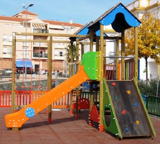 PARQUE INFANTIL DE MADERA  "CORDOBA", NORMATIVA EN1176, REF 259