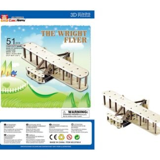 Puzzle 3d avioneta antigua de 51 piezas. Ref Berlín 128927