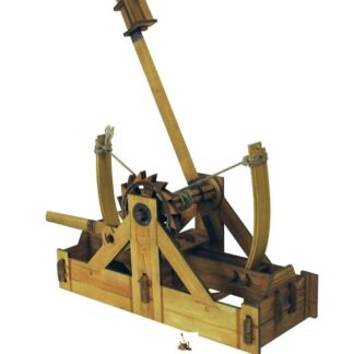 Puzzle 3d. Catapulta proyecto de Leonardo Da Vinci. Clever 335