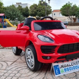 PORSCHE CAYENNE STYLE CORONET 12V PARA NIÑOS, ROJO, RC - INDA482-RA-LE