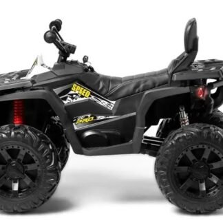 VENTA QUAD 24V DE NIÑOS, NEGRO, AT-SIROCO, RUEDAS GOMA, ASIENTO CUERO, MANDO RC - INDA723-SIROCO-AT