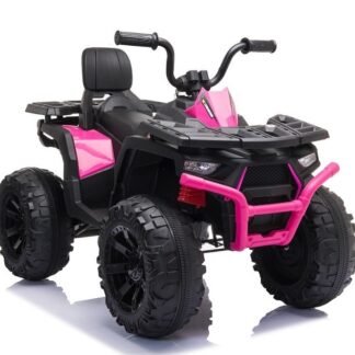 VENTA QUAD 24V INFANTIL, ROSA, AT-SIROCO, RUEDAS GOMA, ASIENTO CUERO, MANDO RC - INDA906-SIROCO-AT