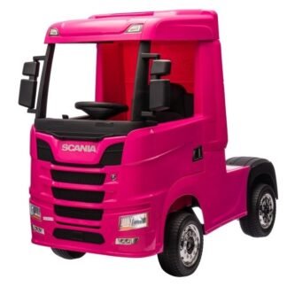 CAMION SCANIA 12V, RC, 4 ,MOTORES, ROSA INDA940-SCANIA-LE