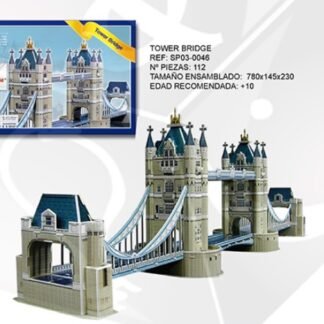 Scholas SP03-0046. Puzzle 3d El puente de Londres. 112 piezas