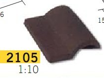 Aedes 21051 - 100 TEJAS ROMANAS NEGRAS. ESCALA 1/10