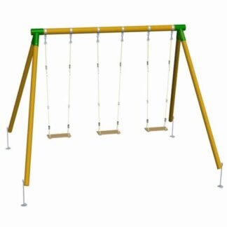 COLUMPIO DE MADERA, 3 ASIENTOS - MA700015