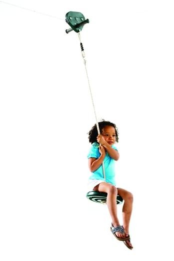 JUEGO CON ASIENTO DE TIROLINA+CABLE+ASIENTO