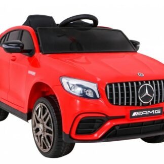 COCHE MERCEDES GLC63 12V, 4 MOTORES, ROJO, RC, ASIENTO CUERO, RUEDAS GOMA - INDA783-RA-QLS-5688