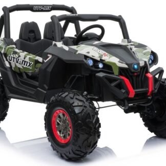 BUGGY ELÉCTRICO 12V NIÑOS, 2 PLAZAS, 4 MOTORES, CAMUFLAJE MILITAR - INDA1088-LE-XMX