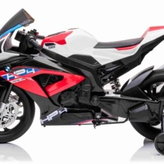 MOTO BMW HP4 RACE S1000RR, ROJA, motores 2x12v, ruedas eva, cuero INDA974-LI-JT5001