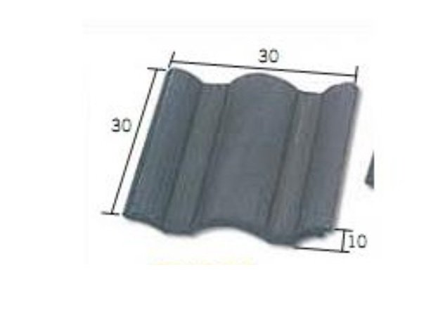 Venta 25 TEJAS FLAMENCAS COLOR NEGRO, ESCALA 1:10. AEDES 2121