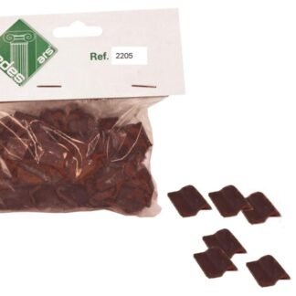 Bolsa 150 tejas romanas negras escala 1/20. Aedes 2205